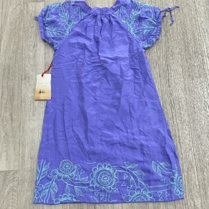 Da-Nang 100% Silk Surplus Indo-Chine Vintage Tunic Dress *flawed*